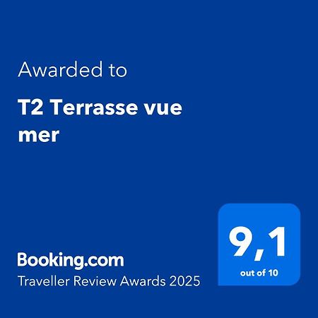 T2 Terrasse Vue Mer Six-Fours-les-Plages Zewnętrze zdjęcie