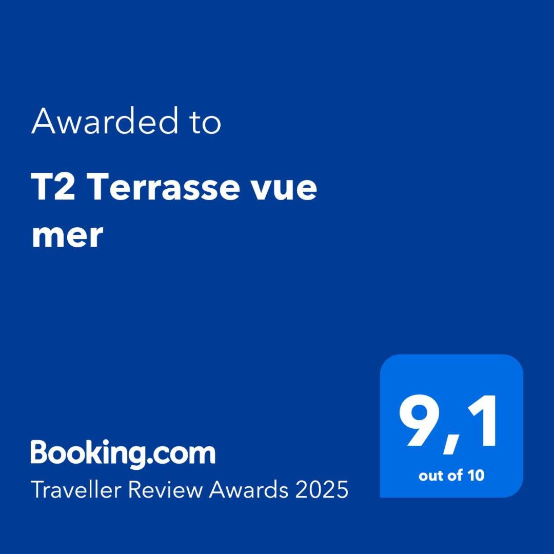 T2 Terrasse Vue Mer Six-Fours-les-Plages Zewnętrze zdjęcie